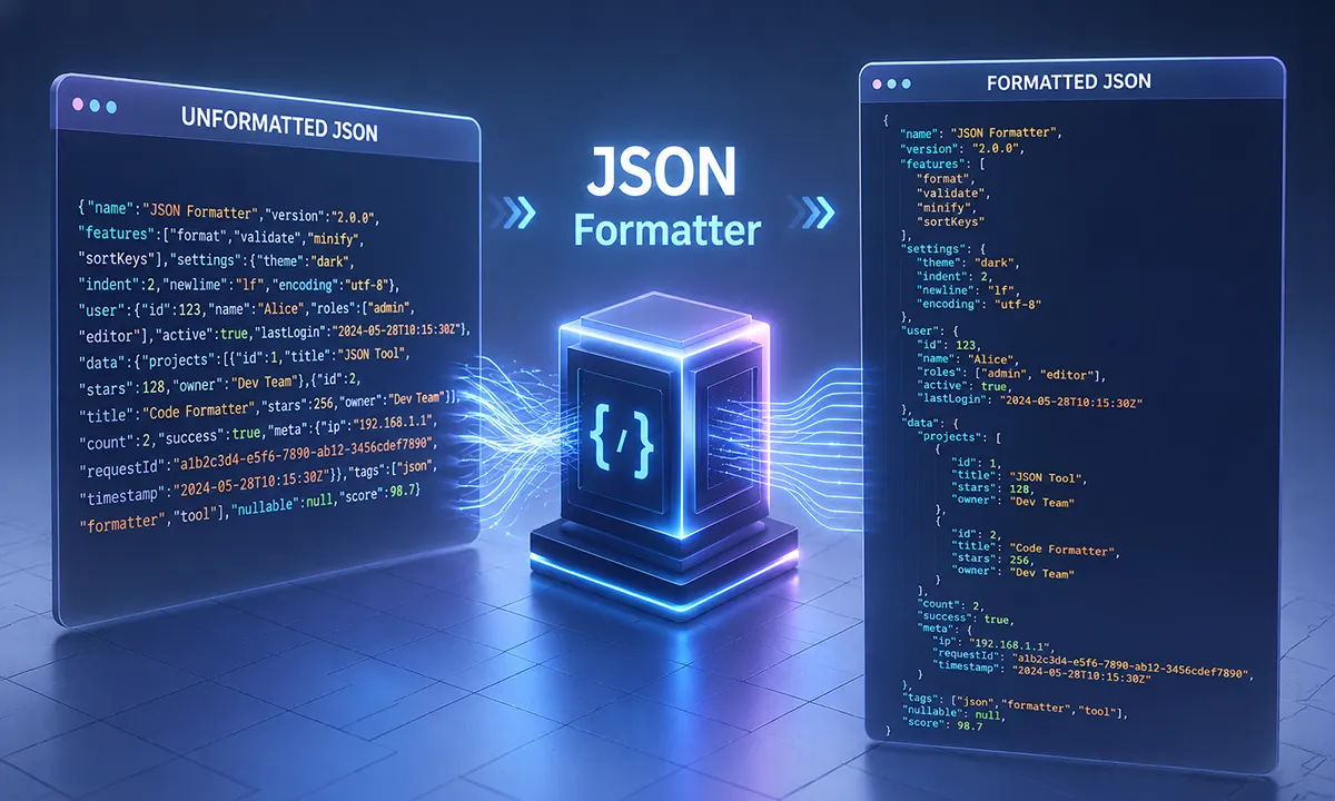 JSON Formatter & Validator Online - Pretty Print