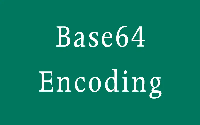 Base64 Encoding Decoding Online