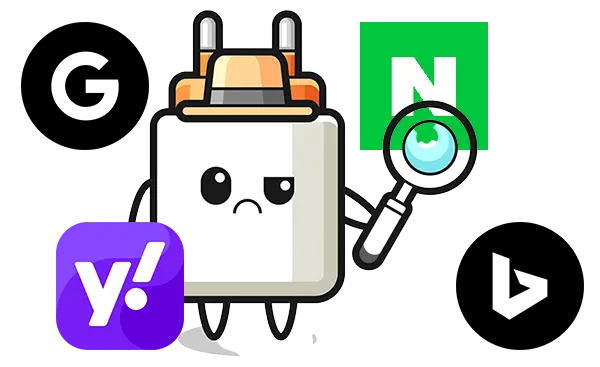 Google、Bing、Naver、Yahoo! などの検索エンジンのIPアドレスを確認する