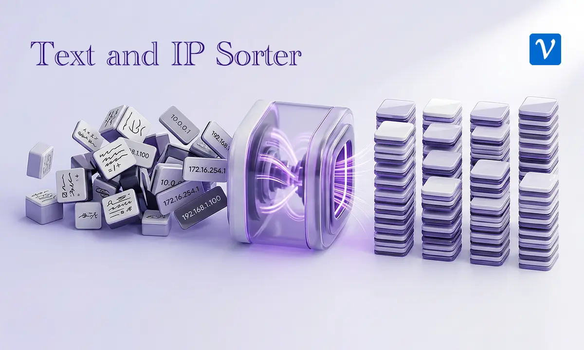 ランダムなテキストやIPアドレスを自動で整列し、重複を削除するVivoldiのスマートソートツール | テキストソート, IPアドレス整列, データクレンジング