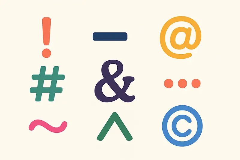 Online Tool for Special Characters and Symbols