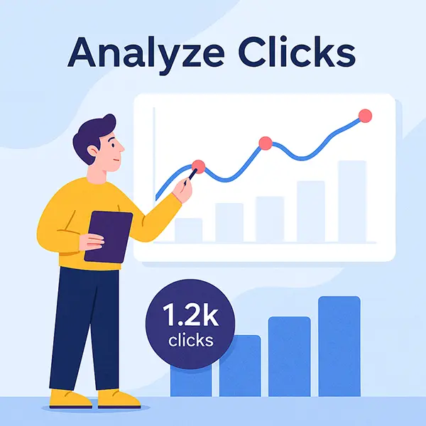 Start Step-by-Step with Vivoldi - Analyze Clicks